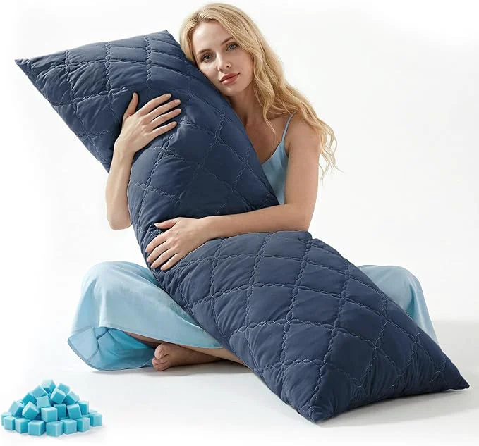 High-End BEDELITE Cooling Body Pillow for Adults Creative Ultra Soft Cool-Touch Quilted Fast
