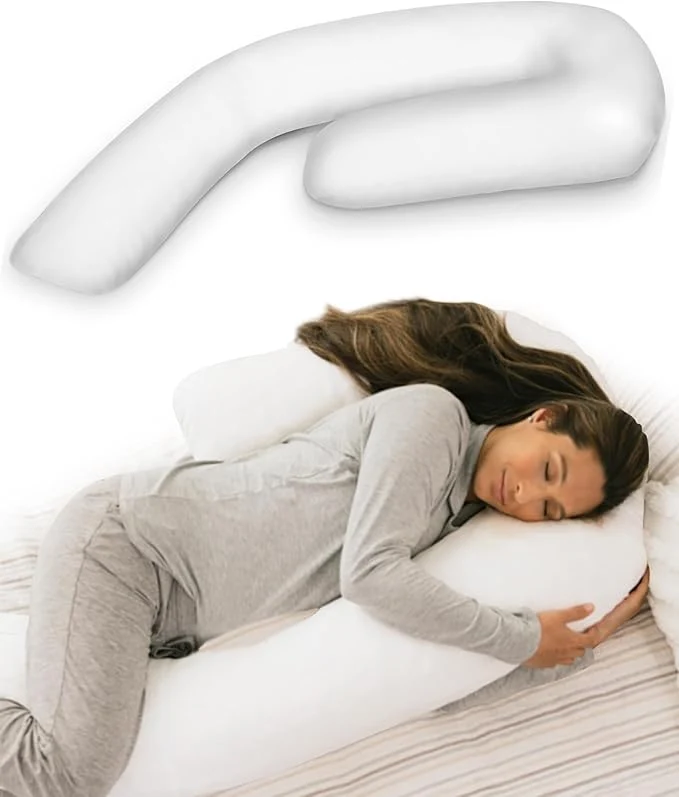 Expertly Made MedCline Therapeutic Full Length Body Pillow Adjustable Shredded Memory Foam Practical