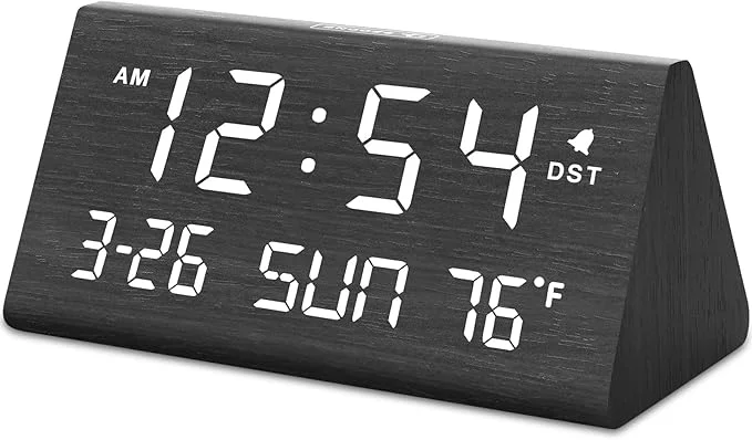 World-Class DreamSky Digital Alarm Clocks for Bedrooms Comfortable