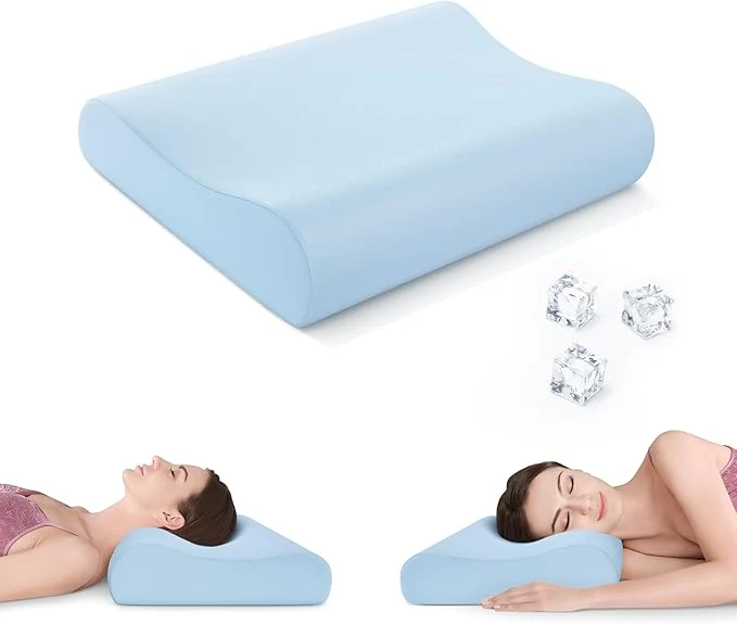Next-Generation AM AEROMAX Firm Contour Memory Foam Pillow Cervical Pillow Detailed