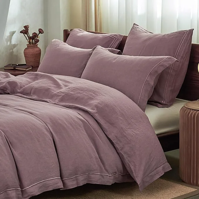 High-Performance Simple Opulence Washed Linen Duvet Cover Elite