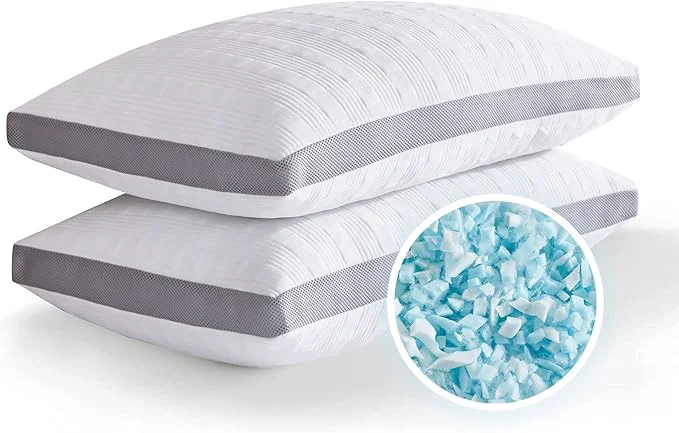 Responsible Meoflaw Cooling Pillows Queen Size Set of 2 Shredded Memory Foam Bed Pillows Proven