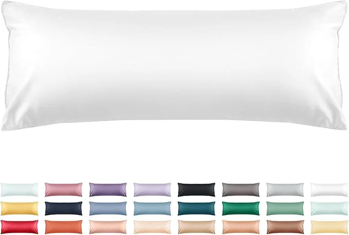 Green Warmstar Cotton Body Pillow Cover 1 Pack 600 Thread Count Body Pillow case Easy-to-Use