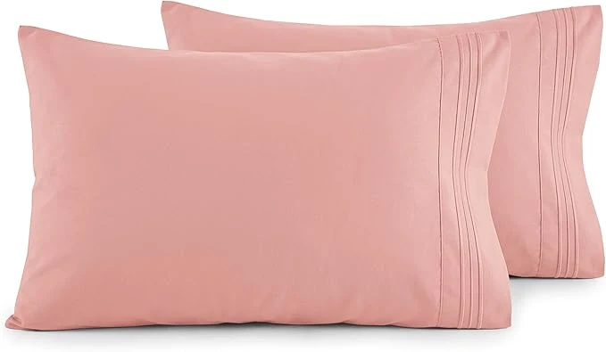 Carefully Designed Elegant Comfort Luxury Ultra-Soft 2-Piece Pillowcase Set Smart