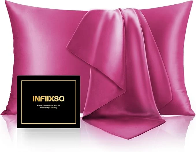 Genuine INFIIXSO Mulberry Silk Pillowcase Excellent