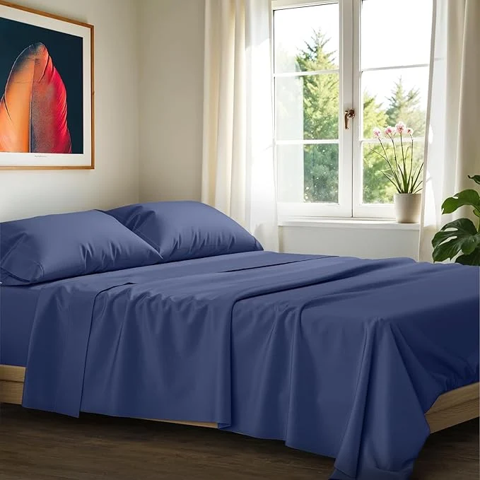 Traditional Egyptian Cotton Queen Size Sheets Set Responsible