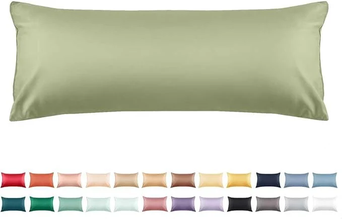 Stylish Warmstar Cotton Body Pillow Cover 1 Pack 600 Thread Count Body Pillow case Natural