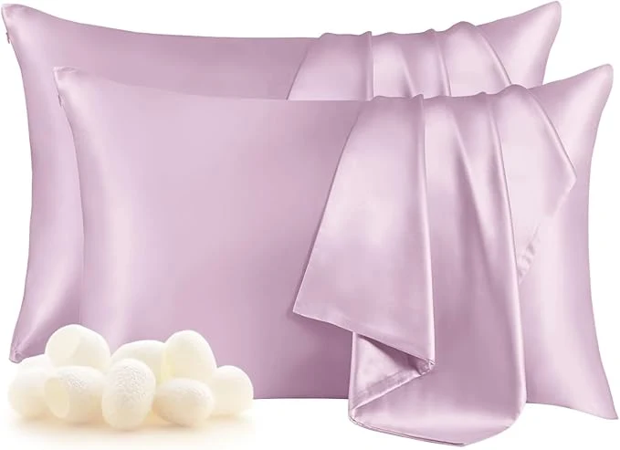 Pure THXSILK Set of 2 Mulberry Silk Pillowcase First-Class