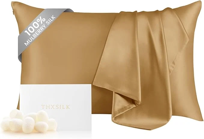 Genuine THXSILK Silk Pillowcase for Hair and Skin Mulberry Silk Bed Pillowcase Reliable