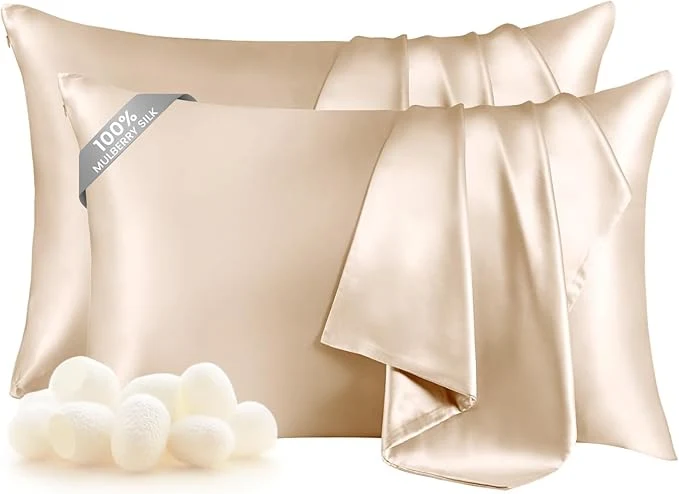 Innovative THXSILK Set of 2 Mulberry Silk Pillowcases Specialty