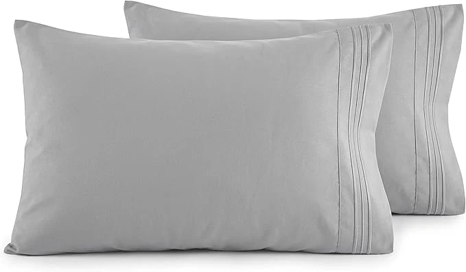 Safe Elegant Comfort Luxury Ultra-Soft 2-Piece Pillowcase Set Fine Crafted