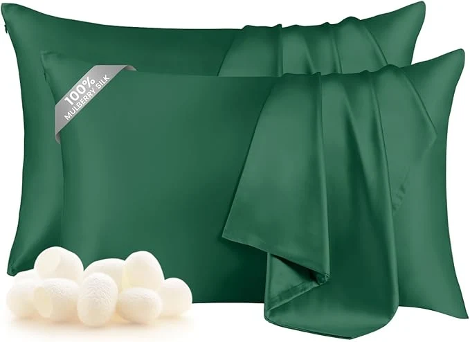 Detailed THXSILK Set of 2 Mulberry Silk Pillowcase Prestigious