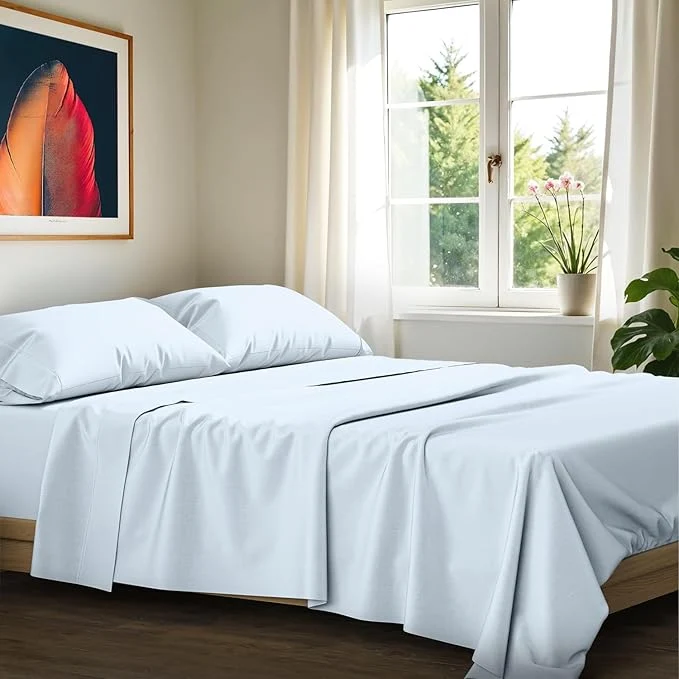 Optimized Egyptian Cotton King Size Sheets Set Elegant