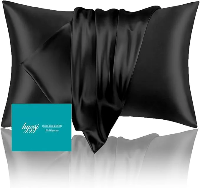 Carefully Designed Mulberry Silk Pillowcase for Hair and Skin Standard Size 20 X 26 Enhanced