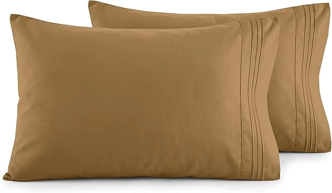 Excellent Elegant Comfort Luxury Ultra-Soft 2-Piece Pillowcase Set High-Grade
