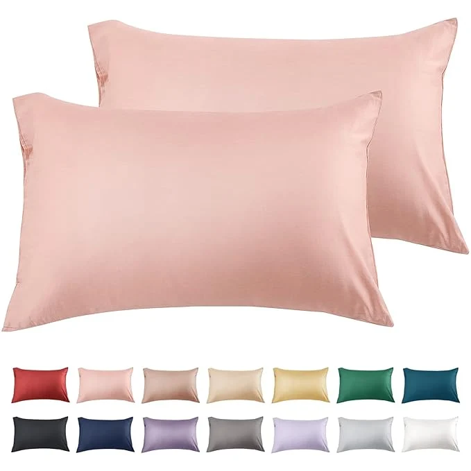 Enhanced Warmstar Cotton Pillow Cases Standard Size Set of 2 600 Thread Count Official