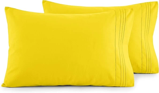 Functional Elegant Comfort Luxury Ultra-Soft 2-Piece Pillowcase Set Fashionable