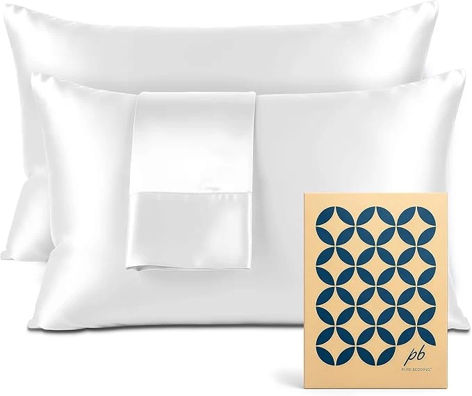 Reliable Pure Bedding Satin Pillowcase 2 Pack Detailed