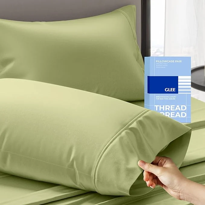 Trendy Thread Spread Cotton King Size Pillow Cases Set of 2 Convenient