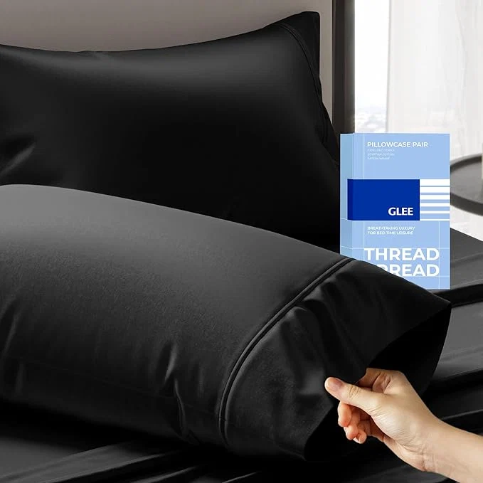 Eco-Friendly Thread Spread Cotton King Size Pillow Cases Set of 2 Powerful