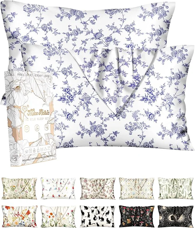Minimalist Miss Adola 2 Pack Silk Pillowcase Fashionable