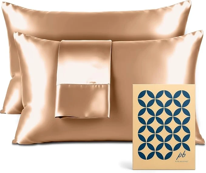 Trendy Pure Bedding Satin Pillowcase 2 Pack Durable