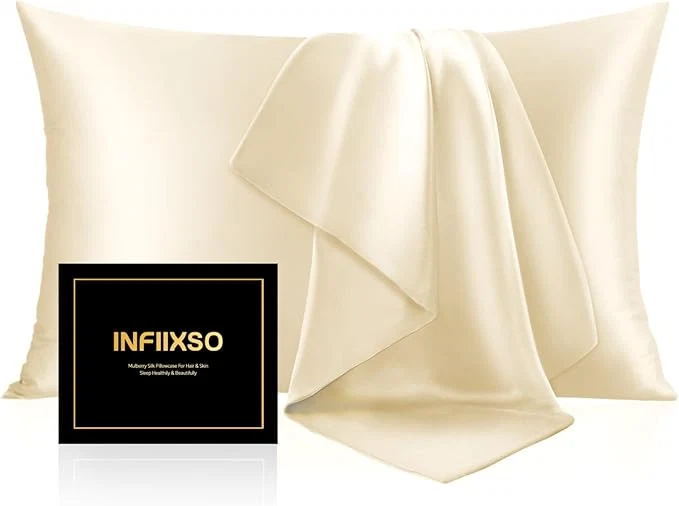 User-Friendly INFIIXSO Mulberry Silk Pillow Case King Size Silk Pillowcase Reliable