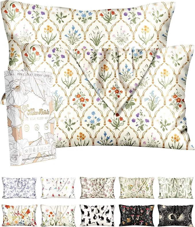 World-Class Miss Adola 2 Pack Silk Pillowcase Relaxed