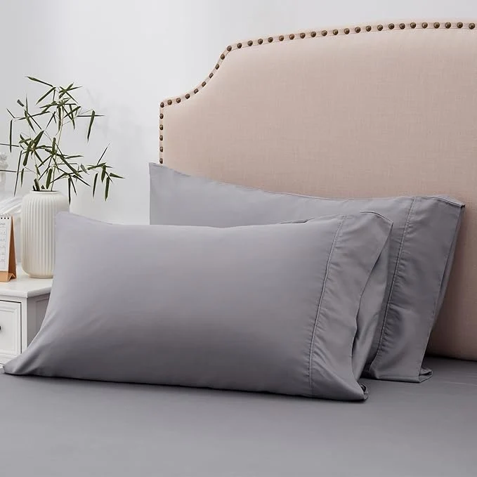 Comfortable ACCURATEX Cooling Pillow Cases Queen Size Set of 2 Rayon Derived from Bamboo Innovative
