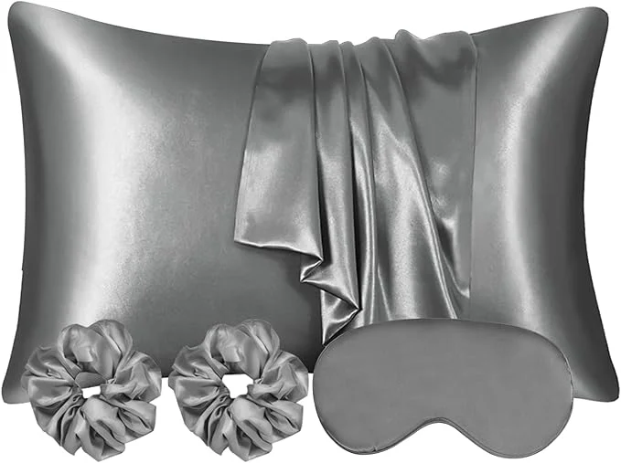 Verified AUAUY 2 Pack Satin Silk Pillowcase 19.69x29.53in Silk Pillowcases Expertly Made