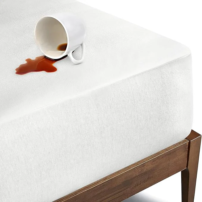 Unique Bioweaves Organic Cotton Jersey Waterproof Mattress Protector Queen 60 x 80 Original Design