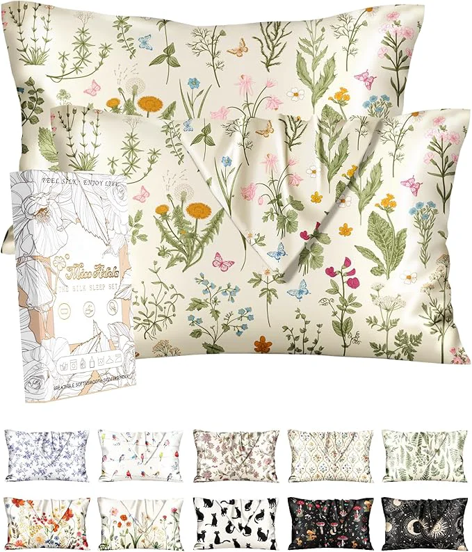Practical Miss Adola 2 Pack Silk Pillowcase User-Friendly