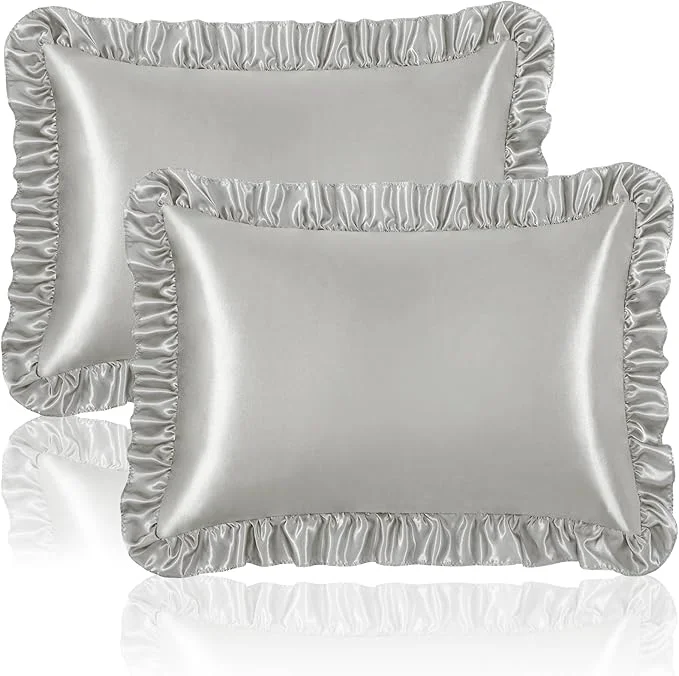 Durable Homiest Ruffle Satin Pillowcase Trusted