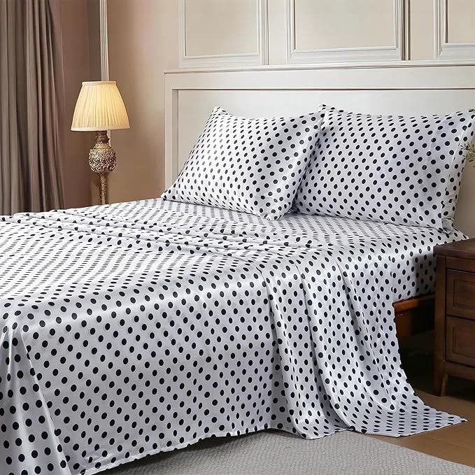 Responsible MR HM Satin Bed Sheets with Elastic Corner Straps King Size Sheets Set Flexible