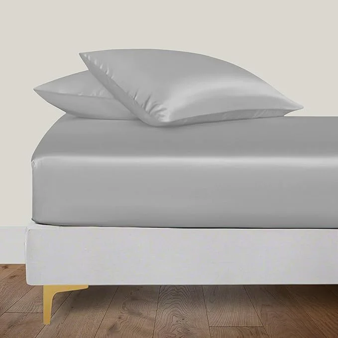 Artisan LINENWALAS Fitted Sheet Only Viscose Derived from Bamboo Bottom Sheet Top-Quality
