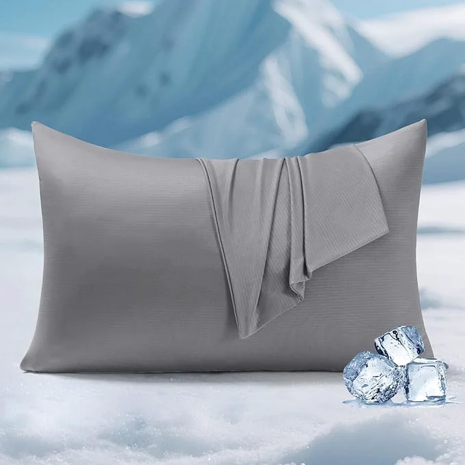 Superior Elegear Cooling Pillow Cases for Hot Sleepers Soft Silky Pillowcases for Hair Selected