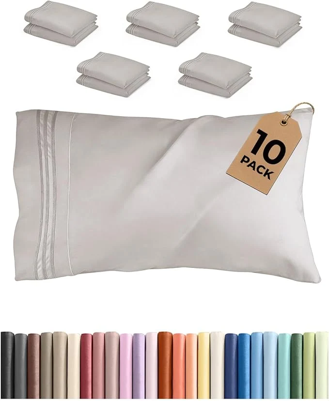 Flexible Queen Pillow Cases Set of 10 Trusted