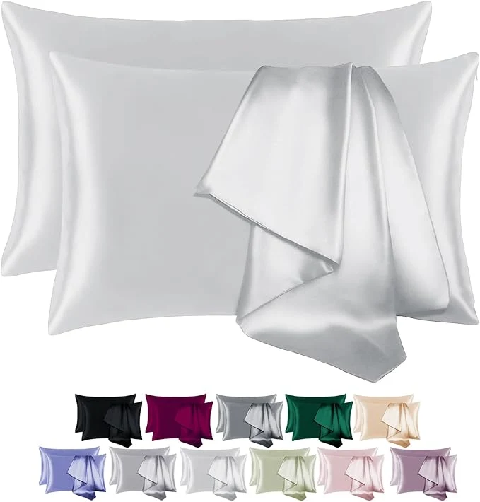 Elite Mulberry Silk Pillowcase Set of 2 Lightweight