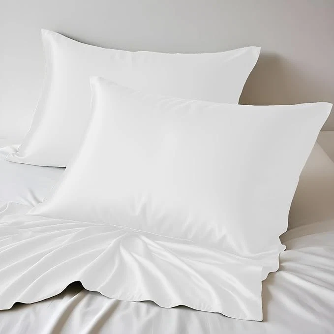 Official LINENWALAS Rayon Derived from Bamboo Standard Pillowcases Premium