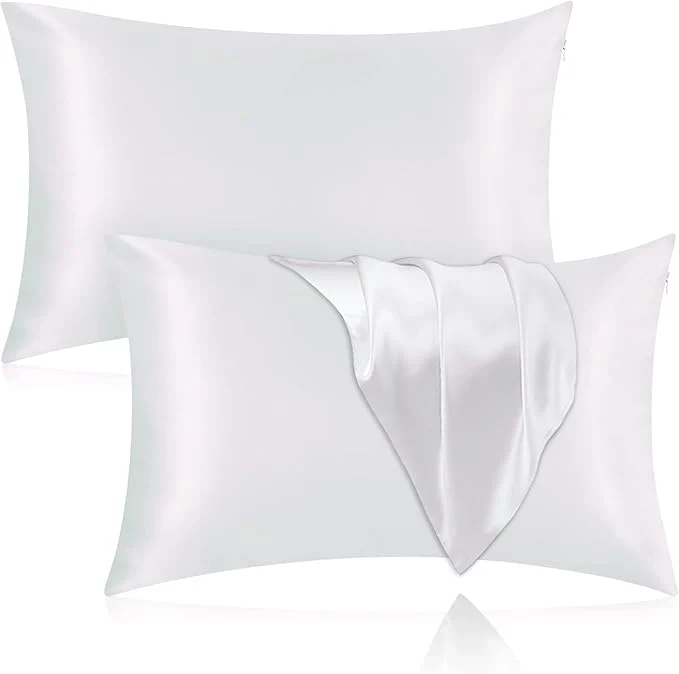 Convenient Silk Pillowcase for Hair and Skin 2 Pack Mulberry Silk Pillowcase 25 Momme Traditional