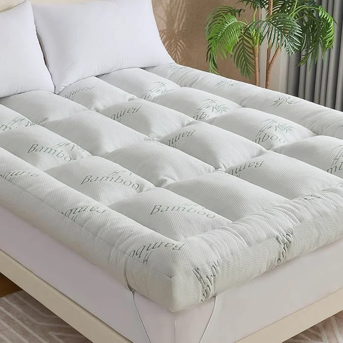 Elite WhatsBedding 5 Inch Memory Foam Mattress Topper King Size Comfortable