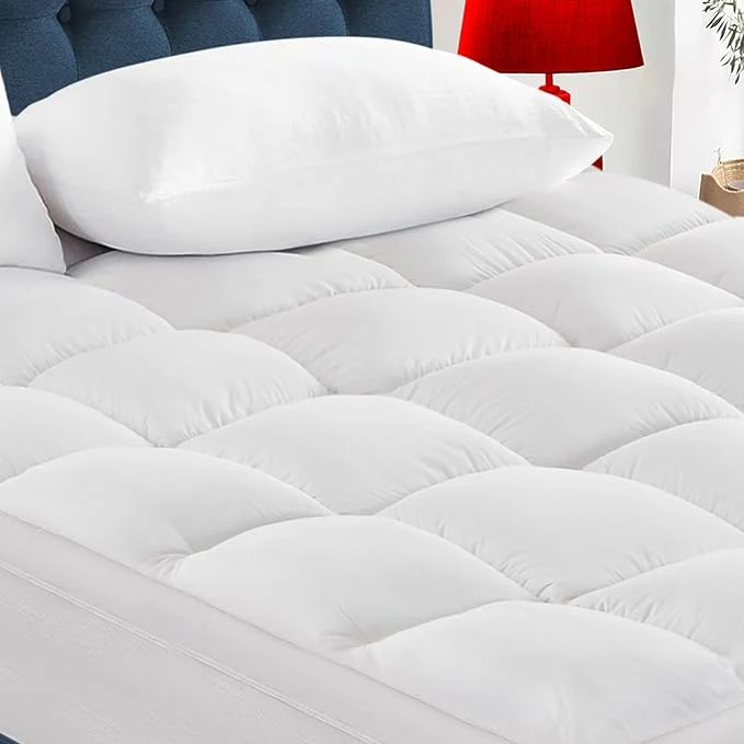 Practical CYMULA Mattress Topper Short Queen Size Smooth