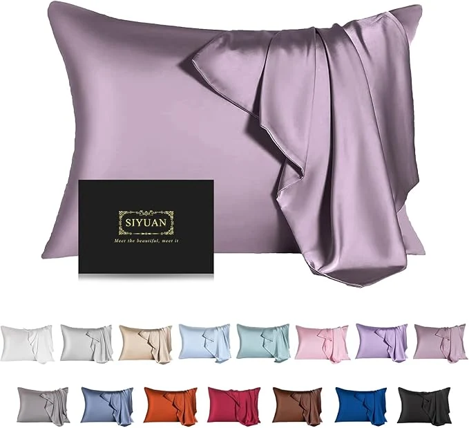 Premium Mulberry Silk Pillowcase for Hair and Skin Cooling Silk Pillow Case Certified