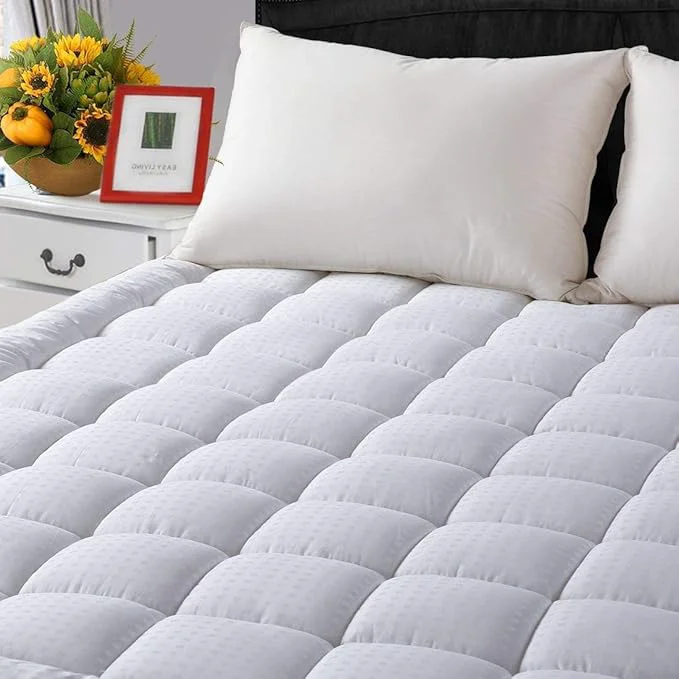 Trusted LEISURE TOWN Cotton Mattress Pad Full Size Fitted Quilted Mattress Cover Pillow Genuine