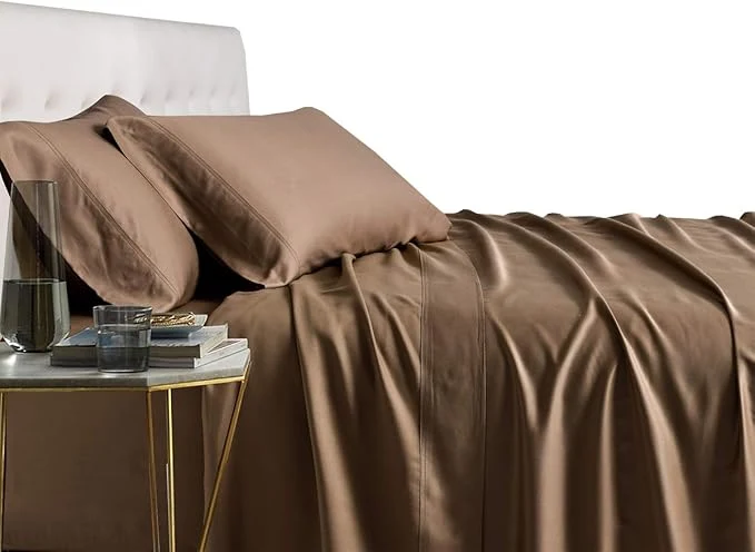 Trendy Royal Hotel Bedding Natural Viscose Made from Bamboo Sheets Soft Cooling User-Friendly