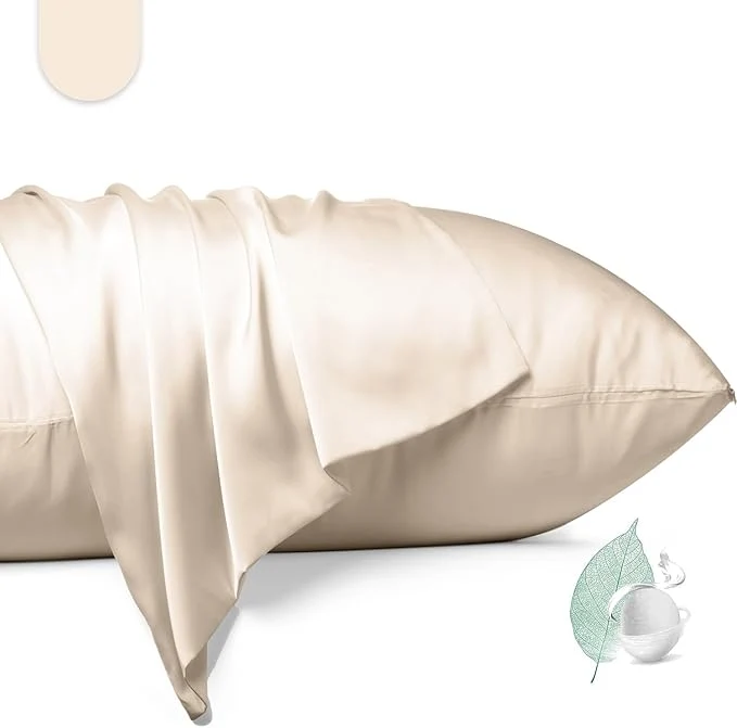 High-Performance Mulberry Silk Pillowcase 2 Pack Queen Size Silk Pillow Cases Certified