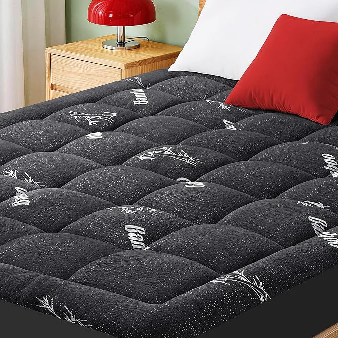 Reusable Mattress Pad King Size Cooling Pillow Top Mattress Topper Ultra Soft Viscose Trusted