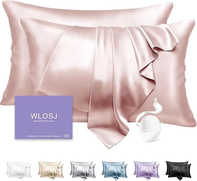 Modern Silk Pillow Cases 2 Pack Queen Size Mulberry Silk Pillowcase Set of 2 Trendy
