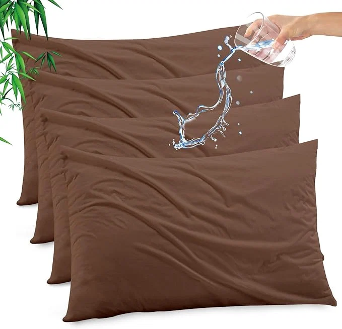 Reliable Gogreen Bamboo Rayon Waterproof Pillow Protector Breathable Pillow Cover Powerful