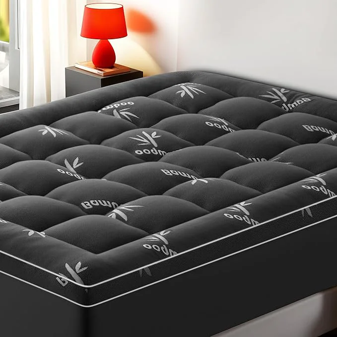 Smooth Mattress Topper Twin XL Size Cooling Extra Thick Breathable Viscose Made from Certified